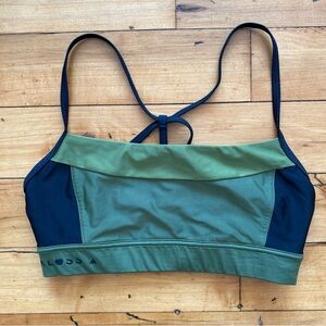 🫒 Karli Kloss x Adidas Olive Sporty Bikini Top - Size Small